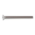 Midwest Fastener 1/4"-20 x 3 in Phillips Flat Machine Screw, Plain Stainless Steel, 4 PK 63718